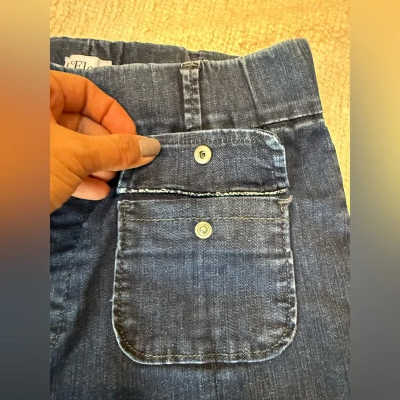 $218 Bevy Flog Adele Flared Hem Denim Jeans Size 27 Waist - Picture 7 of 11